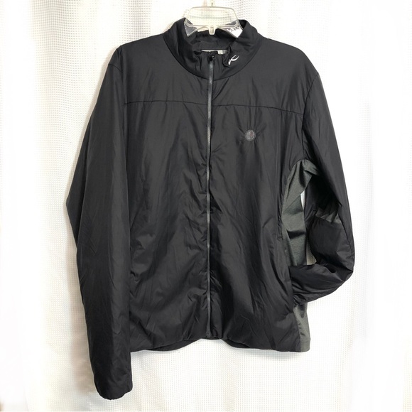 KJUS Jackets & Coats Kjus Black Gray Mens Retention Jacket